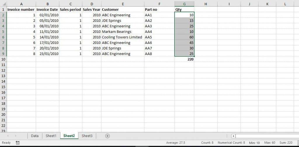 Excel worksheets Autocalculate image