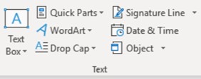 Microsoft Office training Worcestershire - Quick Parts image