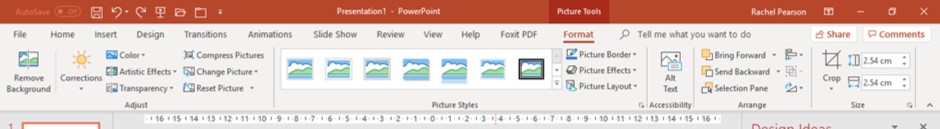 PowerPoint Basics Pictures - first way step 3