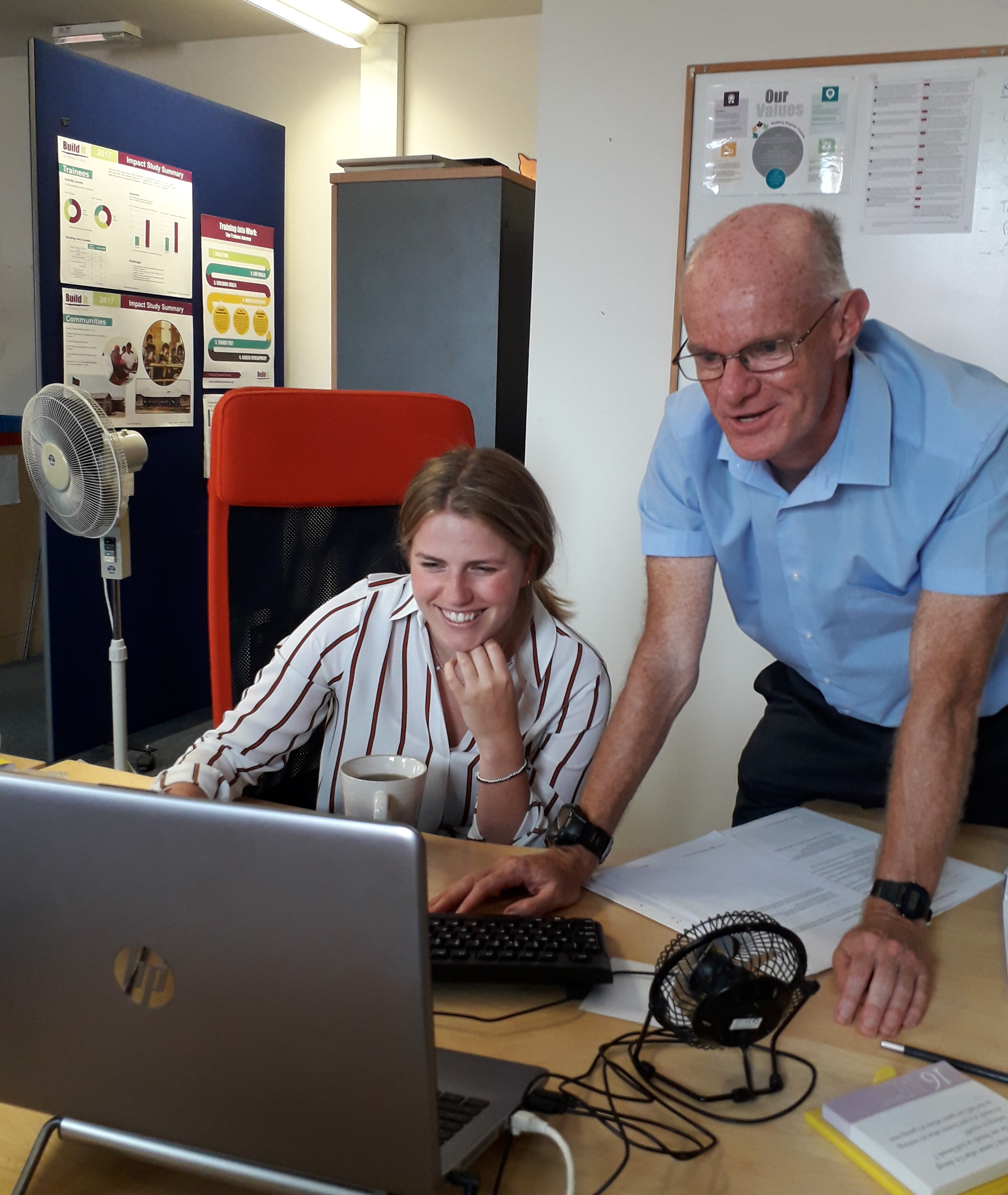 Build it International - Image of John training