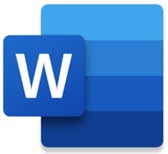 Virtual advanced word training course: Word icon