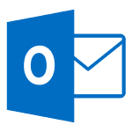 Scheduling meeting roomsin outlook: Outlook icon