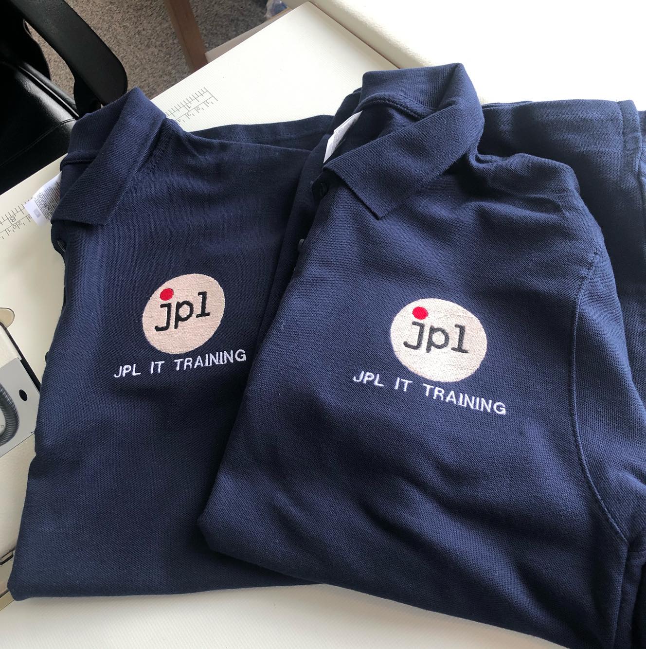 Sew Fab Embroidered JPL t-shirts Sew Fab Embroidered T-Shirts