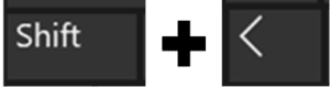 Word navigation shortcuts part 3: Shift+left arrow keyboard shortcut