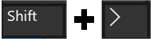 Word navigation shortcuts part 3: Shift+right arrow keyboard shortcut