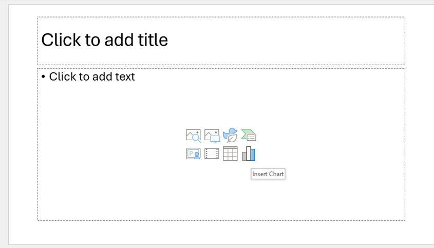 Inserting Charts in PowerPoint second way image 1