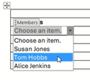 Drop-Down List content box - updated drop down list screenshot