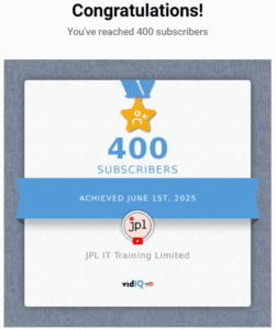 400 subscribers on youtube image