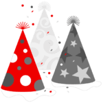 30th year celebration: hats image