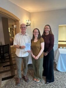 John, Rachel and Amanda at Kings court hotel 30 years